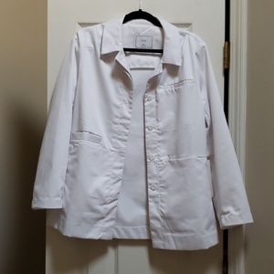 FIGS Tala Modern Lab Coat (White, L, NWT)
